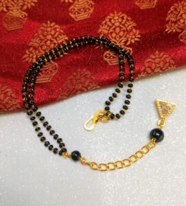 Gold Plated Hand Bracelet Mangalsutra