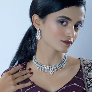 Cubic Zircon Brilliance Necklace Set
