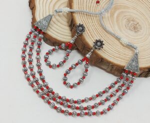 Layered Pearl Oxidized Set